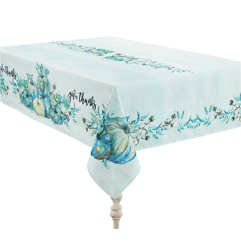 Cool Autumn Boho Plaza Tablecloth, 144" L x 70" W