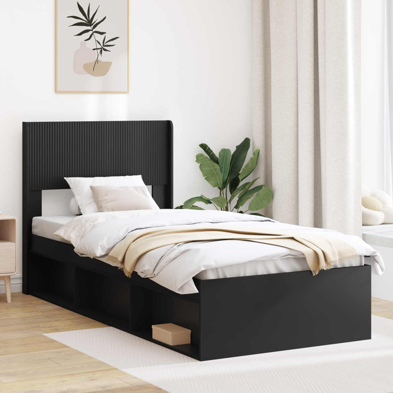 Bed, Black, Small Single (2'6)
