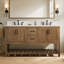 Ensemble de meuble-lavabo double 60 po Radstock-883780432