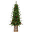 Arbre de Noël illuminé 4 pi avec base scintillante - 100 lumières DEL multicolores, 396 pointes, baies et pommes de pin, branches pleines en PE / PVC, pot lumineux festif