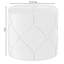 Repose-pieds de rangement rond en velours Hanes 15,75 po Hanes-1434357783