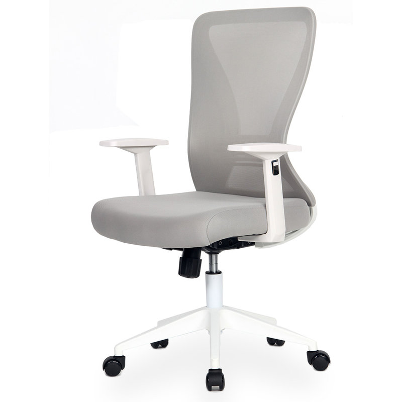 Mesh Task Chair, Gray, White