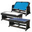 79''x44'' 4-in-1 Multi-Function Pool Table