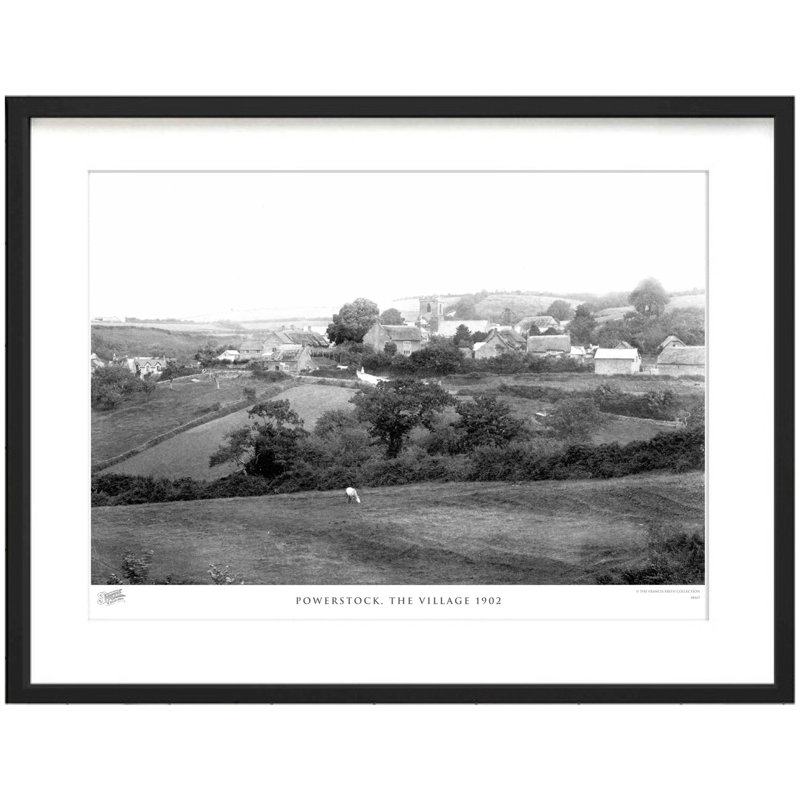 Powerstock, The Village 1902 by Francis Frith - Single Picture Frame Print, 45cm H x 60cm W x 2.3cm D