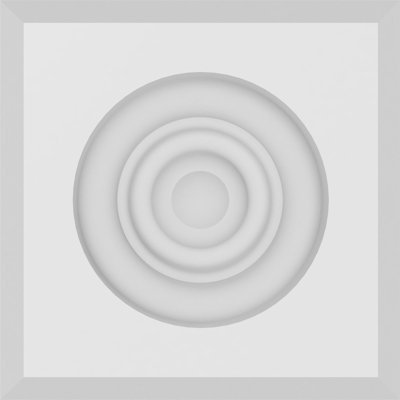 Standard Sedgwick Bullseye Rosette with Beveled Edge