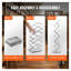Porte-revues en aluminium VEVOR Pop-Up