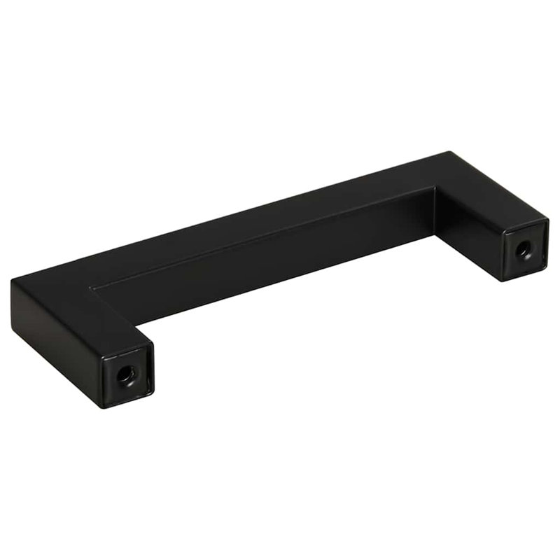 Metro Lane Cabinet Handles 10 Pcs Black 64 Mm Stainless Steel, 96mm, Black