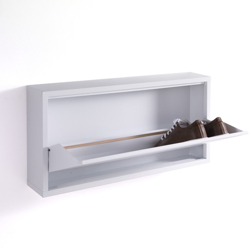 4 Pair Flip Down Shoe Storage