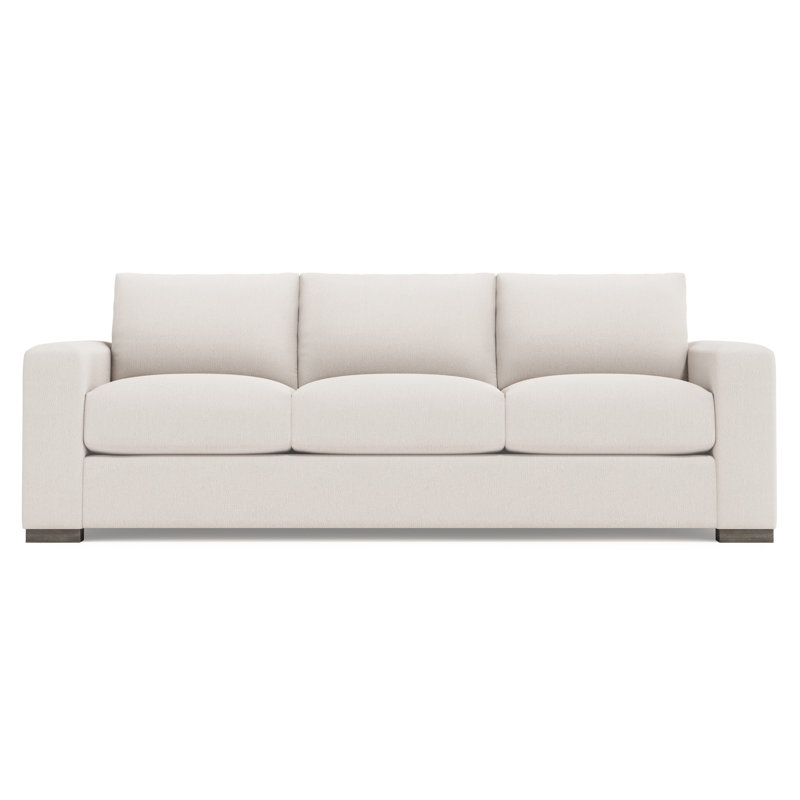 Canapé en tissu Vaughn - Sur mesure, sans coussins, Crème chenille 1345-002