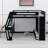 Gamer Loft Bed Frame with Desk, Smart RGB Lighting System, USB Charging, Storage Shelves and Safety Staircase-1883289671