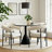Modern Boucle Upholstered Dining Chair with Curved Arms