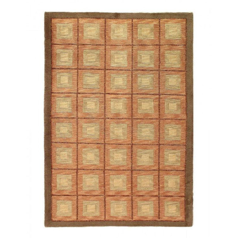 Jermund Geometric Area Rug in Beige