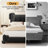 Cordoba Upholstered Platform Bed with Adjustable Headboard-2092424559-2083019662