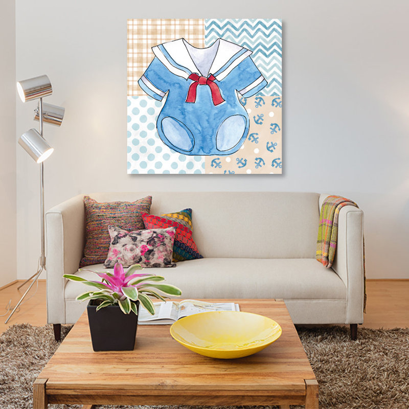 « côtier baby ii » par beth oliveraies, peinture sur toile, H 12 po x l 12 po x P 0,75 po