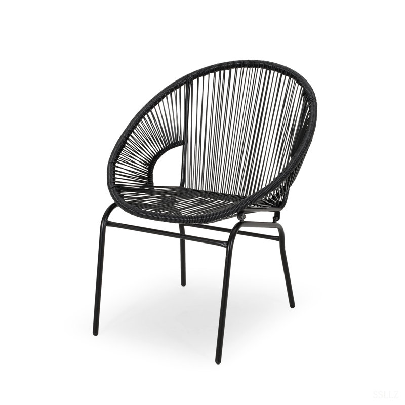 Chaise NUSA, structure en fer