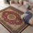 Shiflett Oriental Burgundy/Mustard/Black Area Rug-1756067252