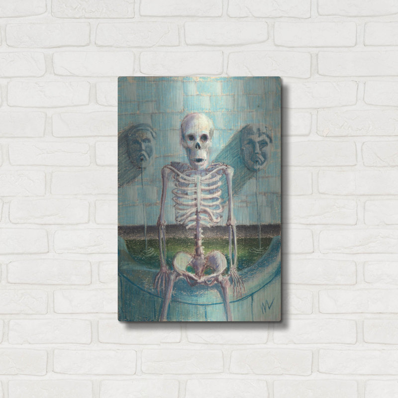 "Look Im The Fountainhead" par Marie Marfia Fine Art, H 24 po x l 16 po