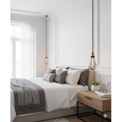 Luminaire suspendu industriel 1 lumière Brouillette
