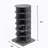 Grey 360 Rotating Shoe Cabinet 6 Layers