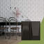 Panneau mural décoratif 3D Locke EnduraWall l 11 7/8 po x H 11 7/8 po, gris anthracite métallique (couvre 0,98 pi2)-123529738