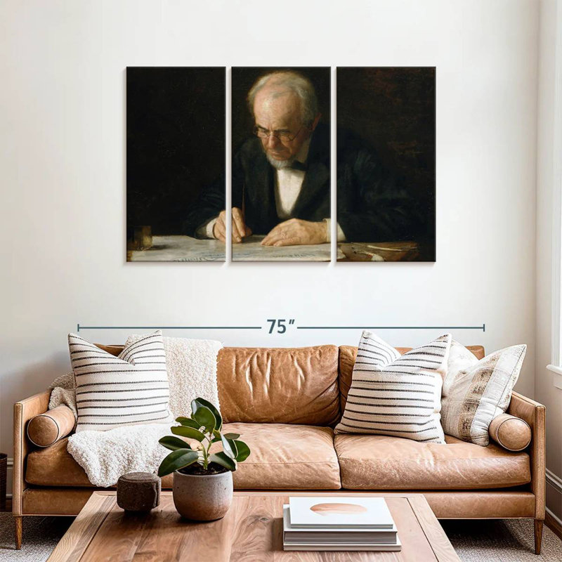 Senne The Writing Master, 28" H x 45" W