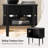 Vetter Modern 21.6" W Modern Slattd Tambour Door End Table (Set of 2)-1248978781