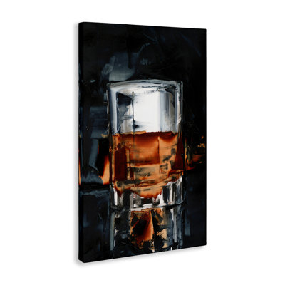  Art mural sur toile Whiskey On Rocks par Ethan Harper