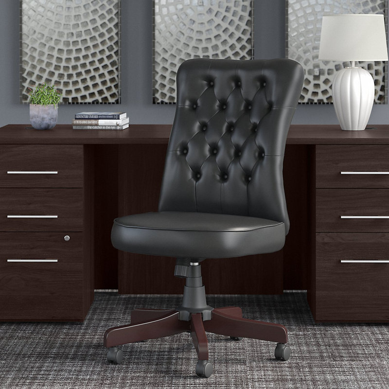 Chaise de bureau Mayfield, Oui, Noir, noir, noir, noir