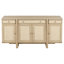 Buffet en chêne beige à 4 portes Kimpton