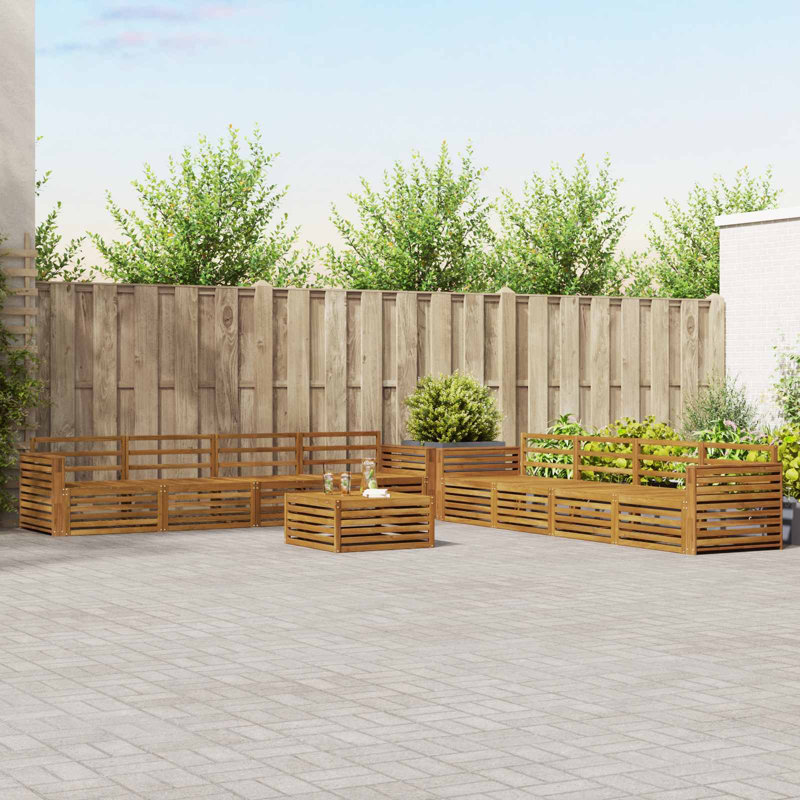 337cm Wide Patio Sectional Set