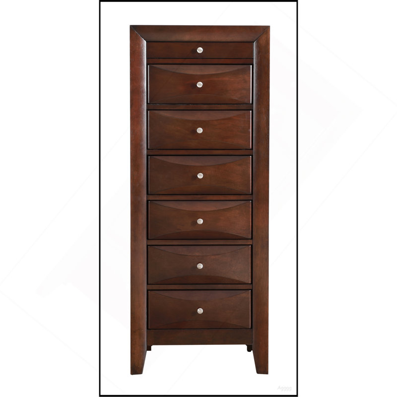 Commode pour femme 7 tiroirs Marilla G1525-LC, cappuccino