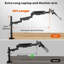 PUTORSEN Desk Mount for Laptop Up to 18'' & 17-32'' Monitor