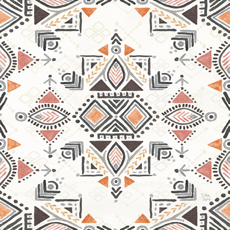 Kasbah Crush IX by Dina June - Wrapped Canvas Painting, 76cm H x 76cm W x 3.8cm D