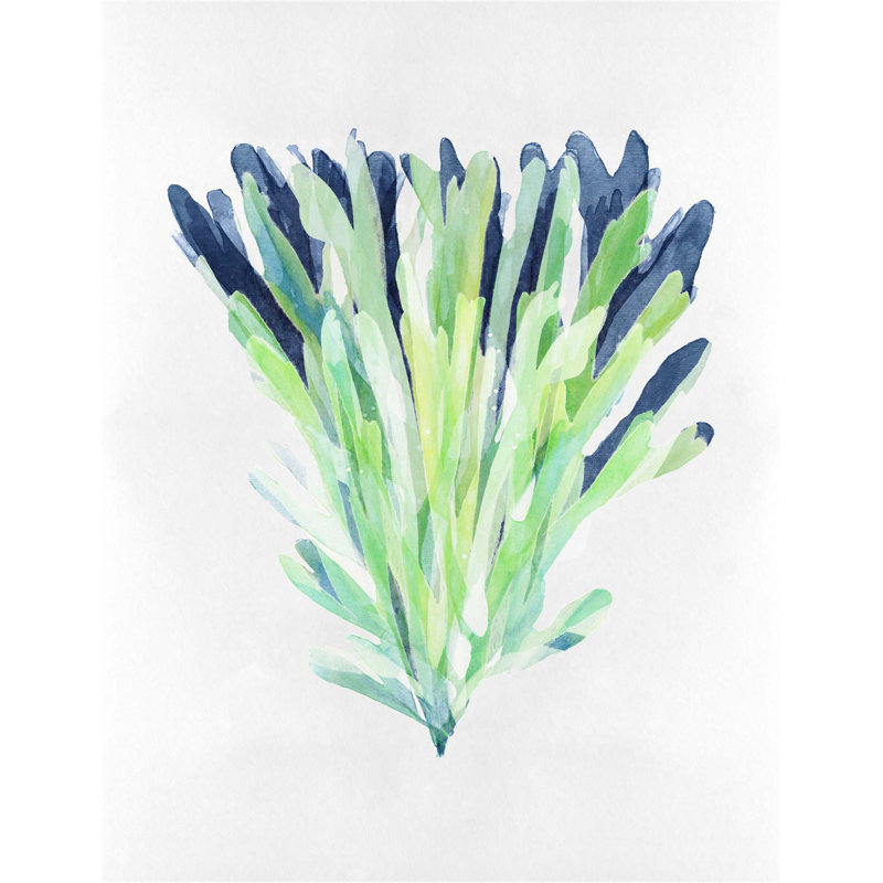 «Sea Grass 1» par Rita Taverni - reproduction sur toile, H 31 po x l 24 po, Sans cadre