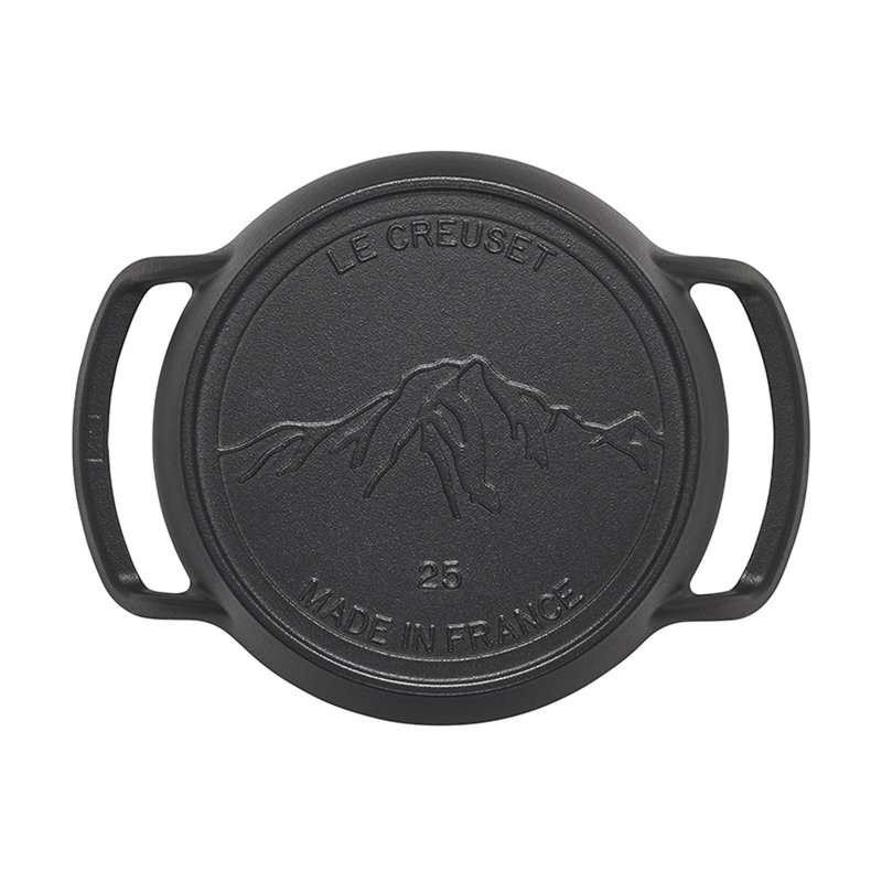Le Creuset Alpine Outdoor Enameled Cast Iron Skillet, 10", Matte Black