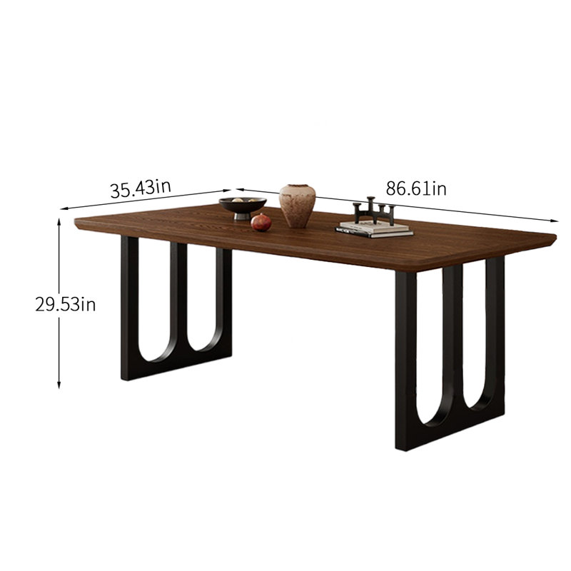 Table de salle à manger Quame, L 35,43 po x L 86,61 po