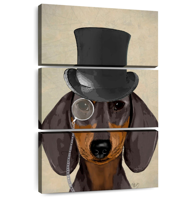 Ketti Dachshund Formal Hound And Hat