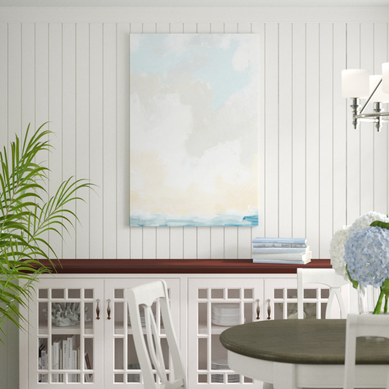 Sea Clouds I by June Erica Vess - Painting Print, 122cm H x 81cm W, Wrapped Canvas