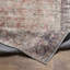 Tapis oriental en polyester tissé à la machine Andikan - mauve / gris / rouge-650456891