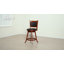 Tabouret de comptoir pivotant rembourré avec structure en bois massif-1747121854-1749428907