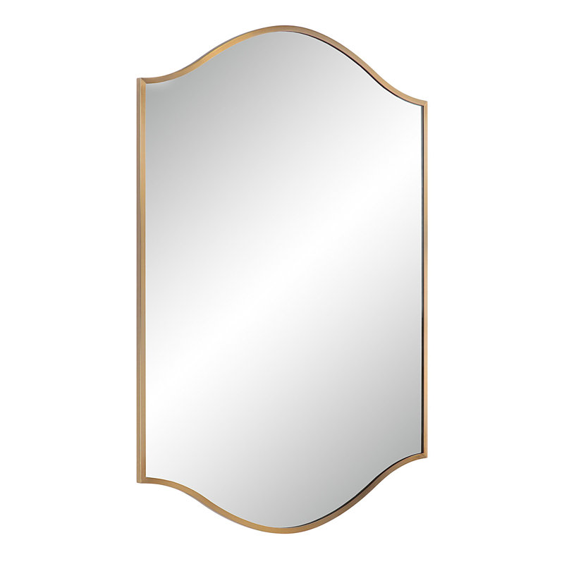 Lewys Stainless Steel Frame Arch Mirror