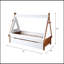 Lit simple avec lit gigogne Loreen