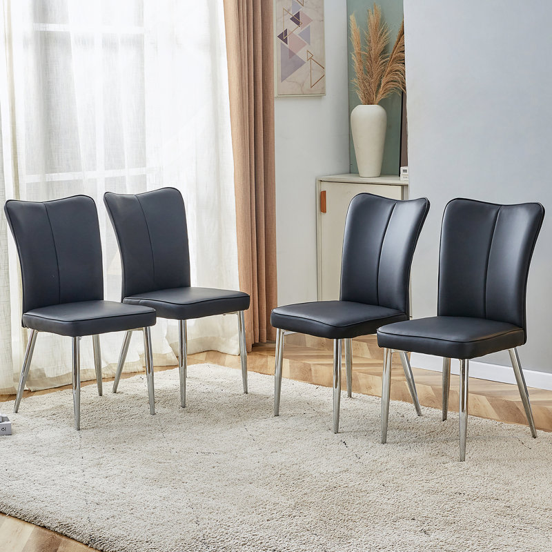 Ensemble de chaises de salle à manger modernes et minimalistes, élégantes et confortables pour diverses pièces