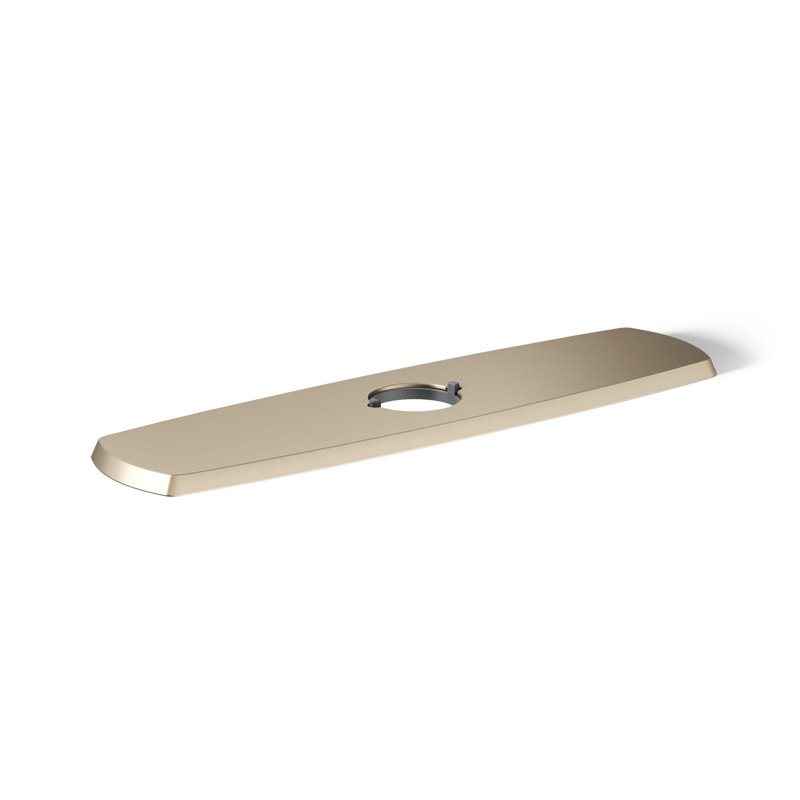 Graze Kitchen Faucet Escutcheon, Brushed Bronze
