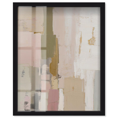 «Mute Palette I Shadowbox Print», art boho neutre par Art Remedy