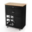 Ayoka Wood Kitchen Island