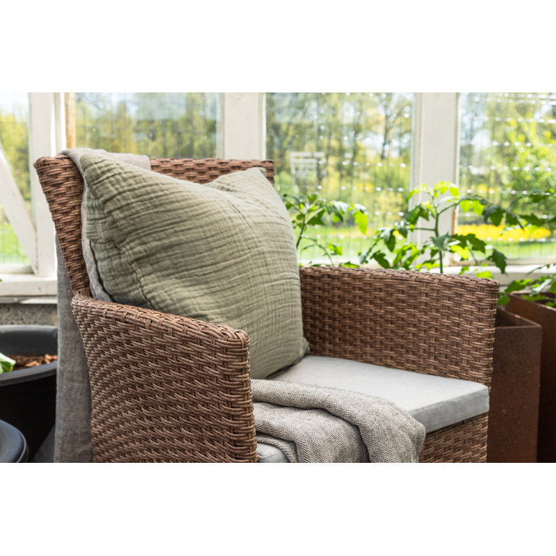 Annalia Aluminium DIning Chair, Natural, Beige