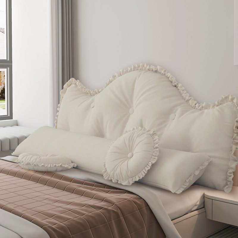 Novelty Cushion, White, 66cm H x 140cm W