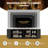 Wooden TV Stand with 8 Open Shelves for TVs up to 65 Inch Flat Screen-11484985