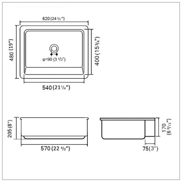 Dimensions du produit